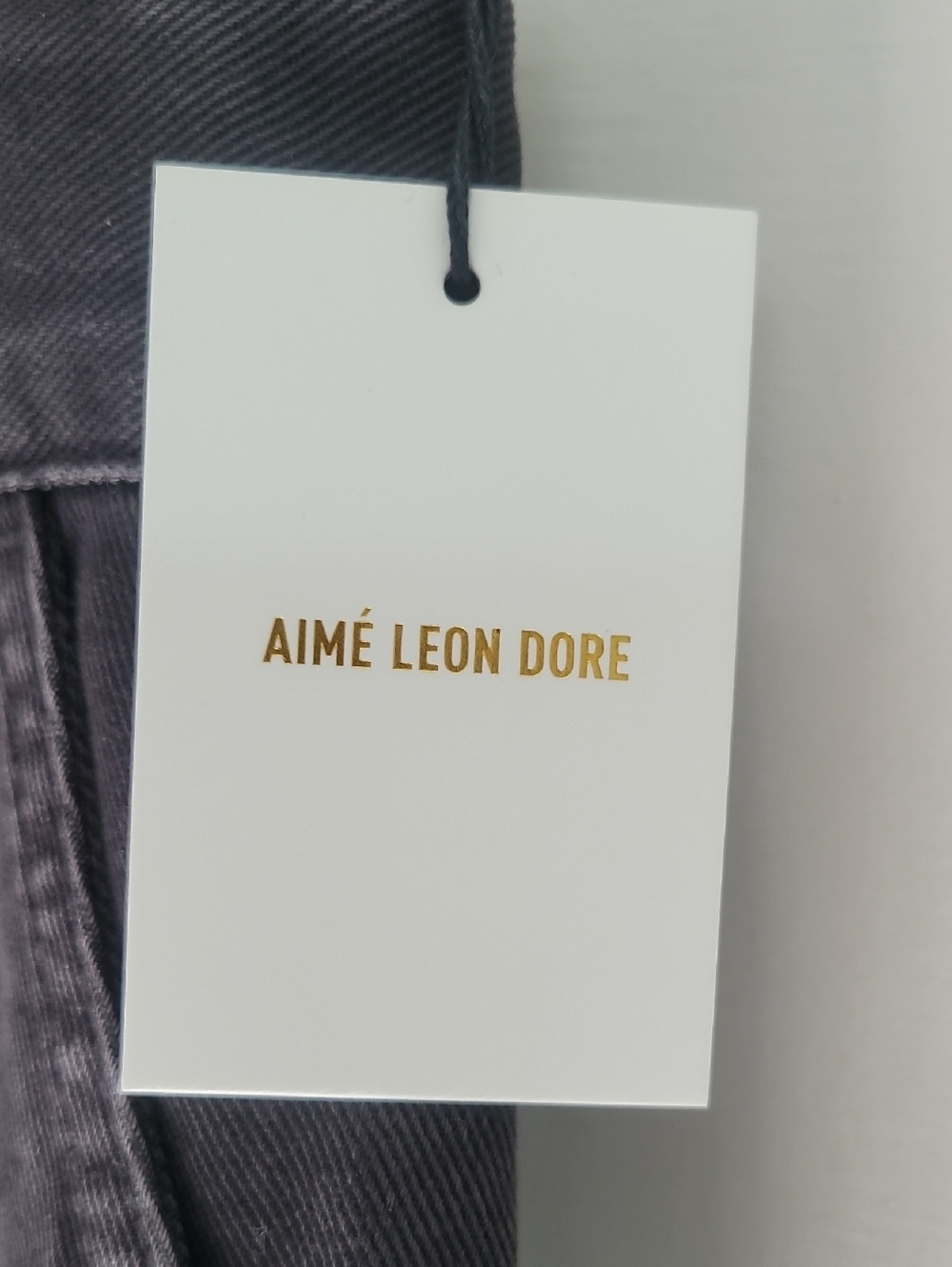 NEW Aimé Leon Dore SS24 Carpenter Pant Volcanic Ash Size 30 ALD Denim - Picture 8 of 9
